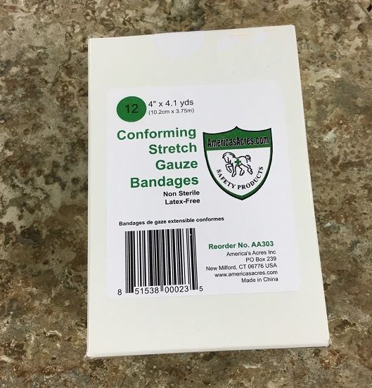 Conforming Stretch Gauze Bandages 4" Wide 12pk
