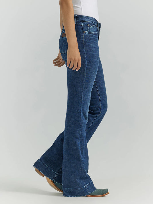 Women's Wrangler Retro® Mae Wide Leg Trouser Jean in Sophia