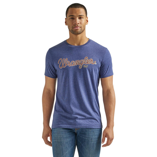 Wrangler® Short Sleeve T-Shirt - Denim Heather