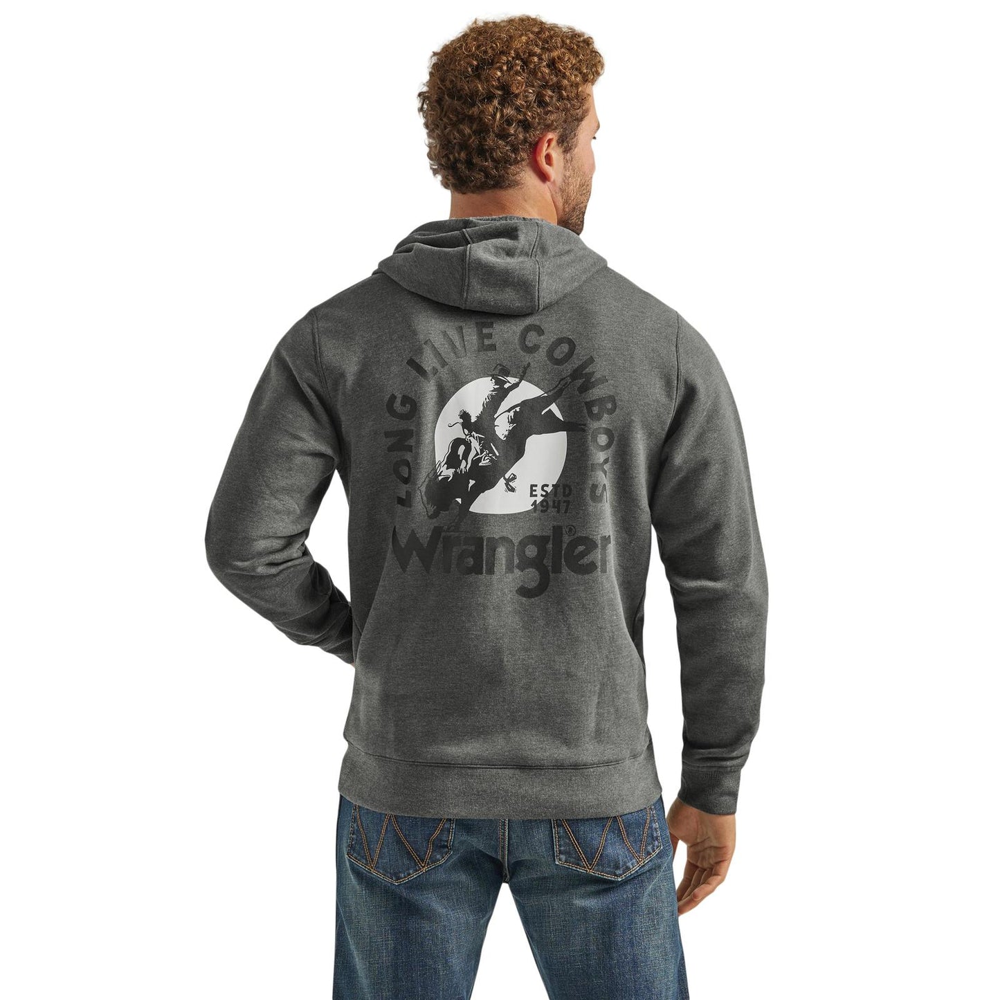 Wrangler® Hoodie Zip Up - Regular Fit - Graphite Heather