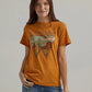 WOMEN'S WRANGLER SOUTHWESTERN GRAPHIC REGULAR FIT TEE IN THAI CURRY HEATHER