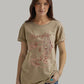 WOMEN'S WRANGLER WESTERN GRAPHIC BOYFRIEND TEE IN TRENCH COAT HEATHER