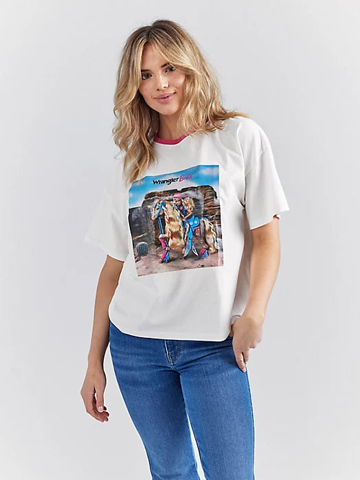 Wrangler Barbie Ladies T-shirt