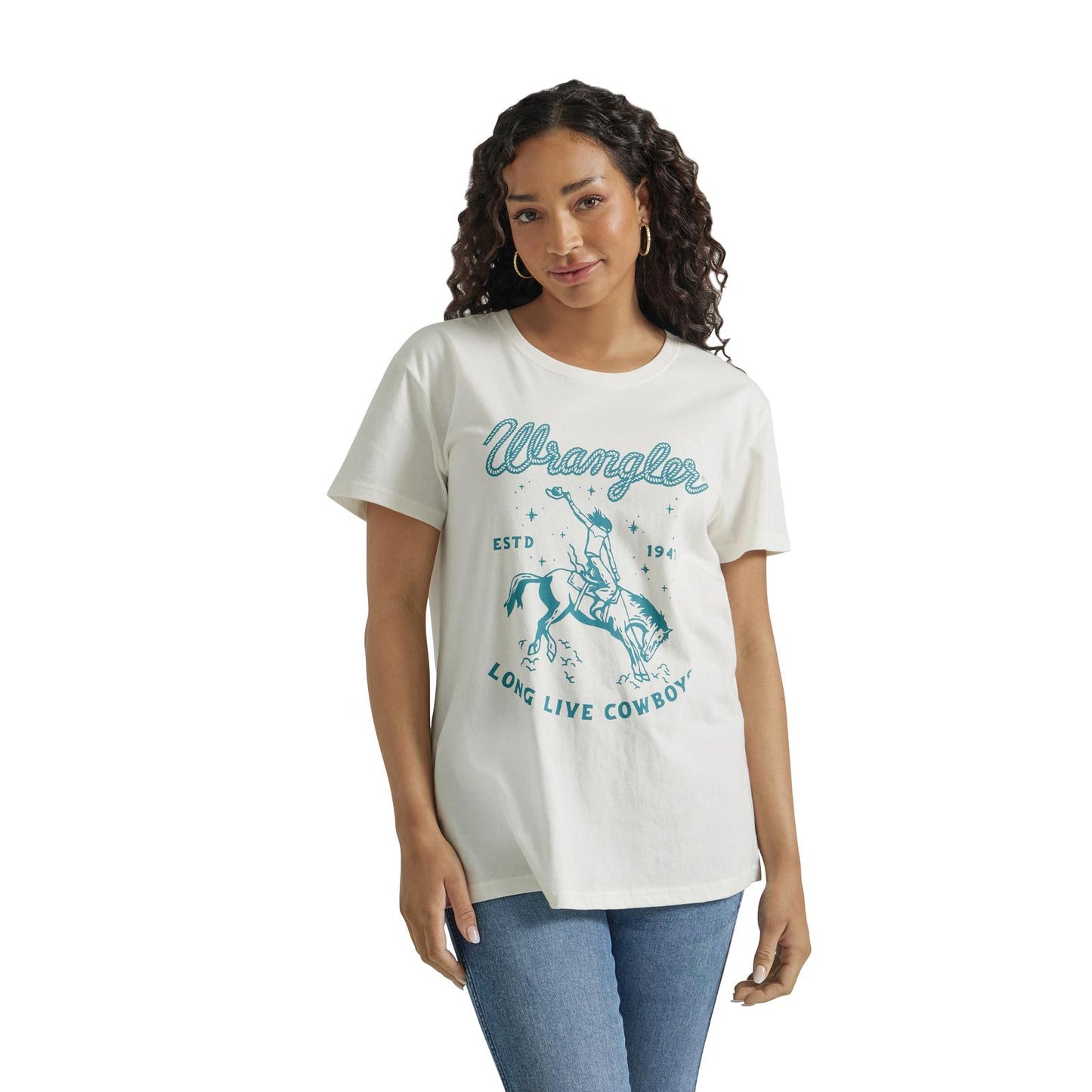 Wrangler Retro® Short Sleeve T-Shirt - Boyfriend Fit - Marshmallow