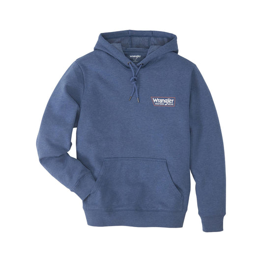 Wrangler® Pullover Hoodie - Regular Fit - Dark Denim