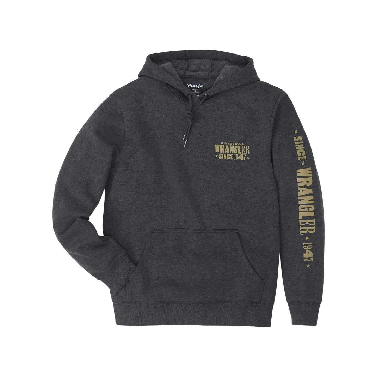 Wrangler® Pullover Hoodie - Regular Fit - Washed Black