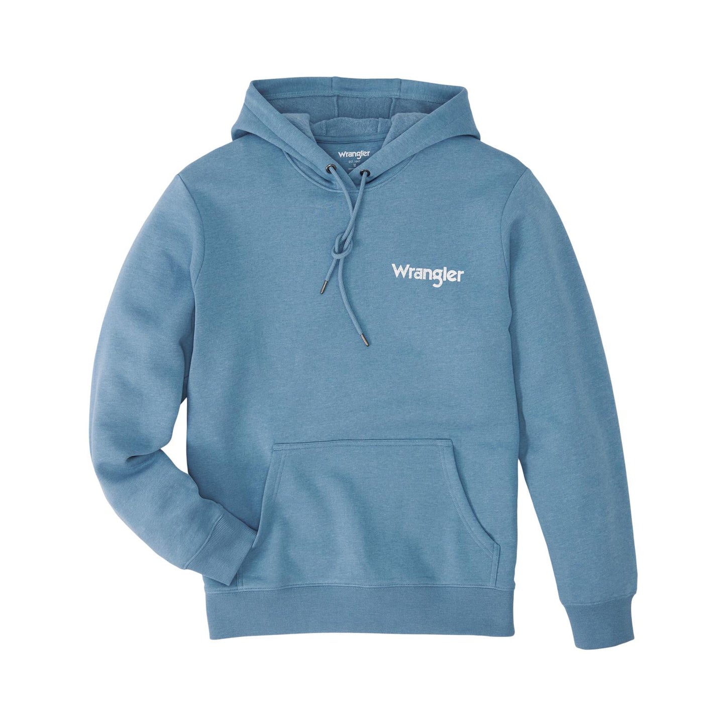 Wrangler® Pullover Hoodie - Regular Fit - Medium Blue