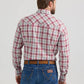 Men's Wrangler Retro® Long Sleeve Sawtooth Snap Pocket Western Shirt