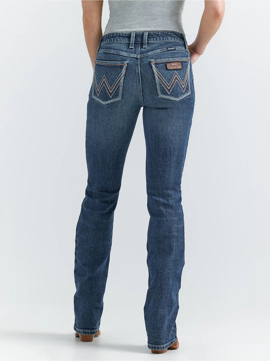 Women's Wrangler Retro® Mae Mid Rise Bootcut Jean in Kayla