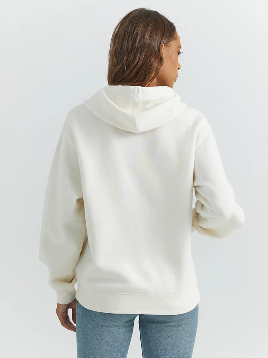 Women's Wrangler Bold Logo Hoodie in White