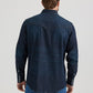 WRANGLER VINTAGE-INSPIRED WESTERN SNAP WORKSHIRT IN DARK WASH