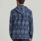 Quarter Zip Hooded Popover Jacket in Sapphire Way