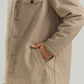 Wrangler Men's Tweed Sherpa Lined Heavy Jacket in Neutral Brown