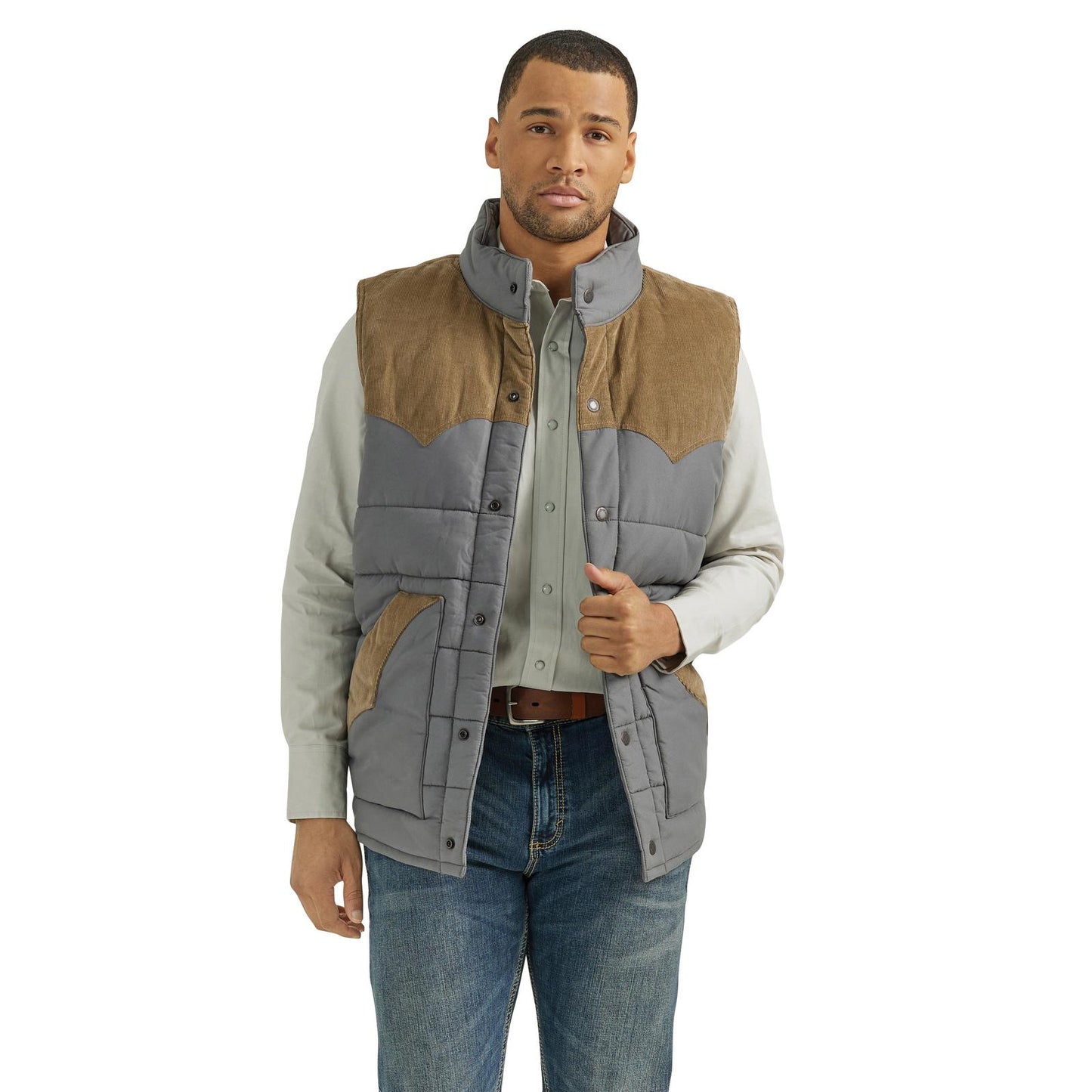 Wrangler® Mixed Puffer Vest