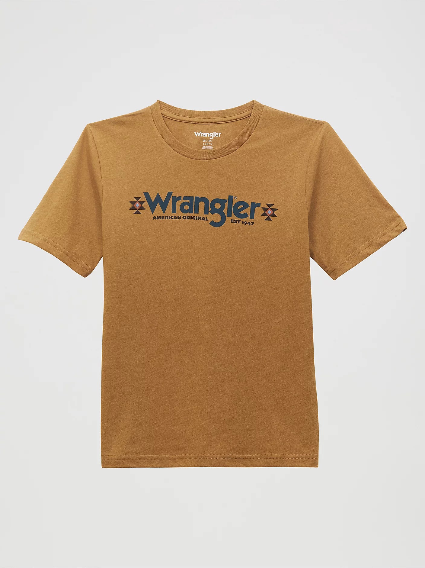 Wrangler boys t-shirt-Bistre Heather