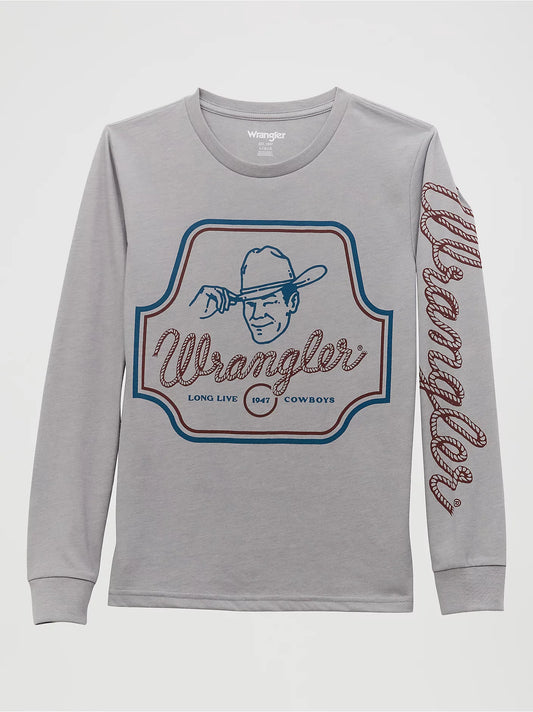 Wrangler Boy's Long Sleeve Tip of The Hat Long sleeve