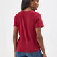 Women's Wrangler Kabel Logo Vibrant Reg Fit Tee in Very Berry