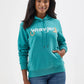 Women's Wrangler Western Graphic Hoodie in Green-Blue Slate