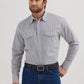 Men's Wrinkle Resist Long Sleeve Western Snap Stripe Shirt