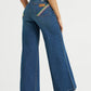 Women's Rainbow Pocket Wide Leg Jean