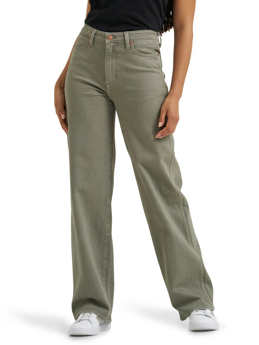 Wrangler Shadow Women's Loose Straight Mid Rise Jeans