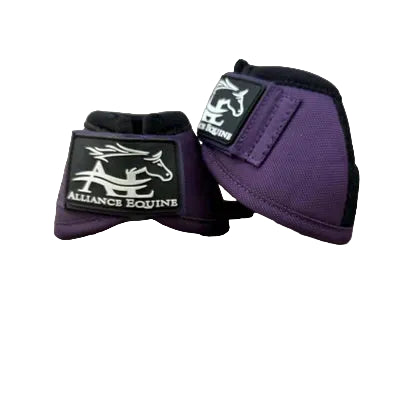 Alliance Equine NO-TURN Kevlar Bell Boots-PLUM