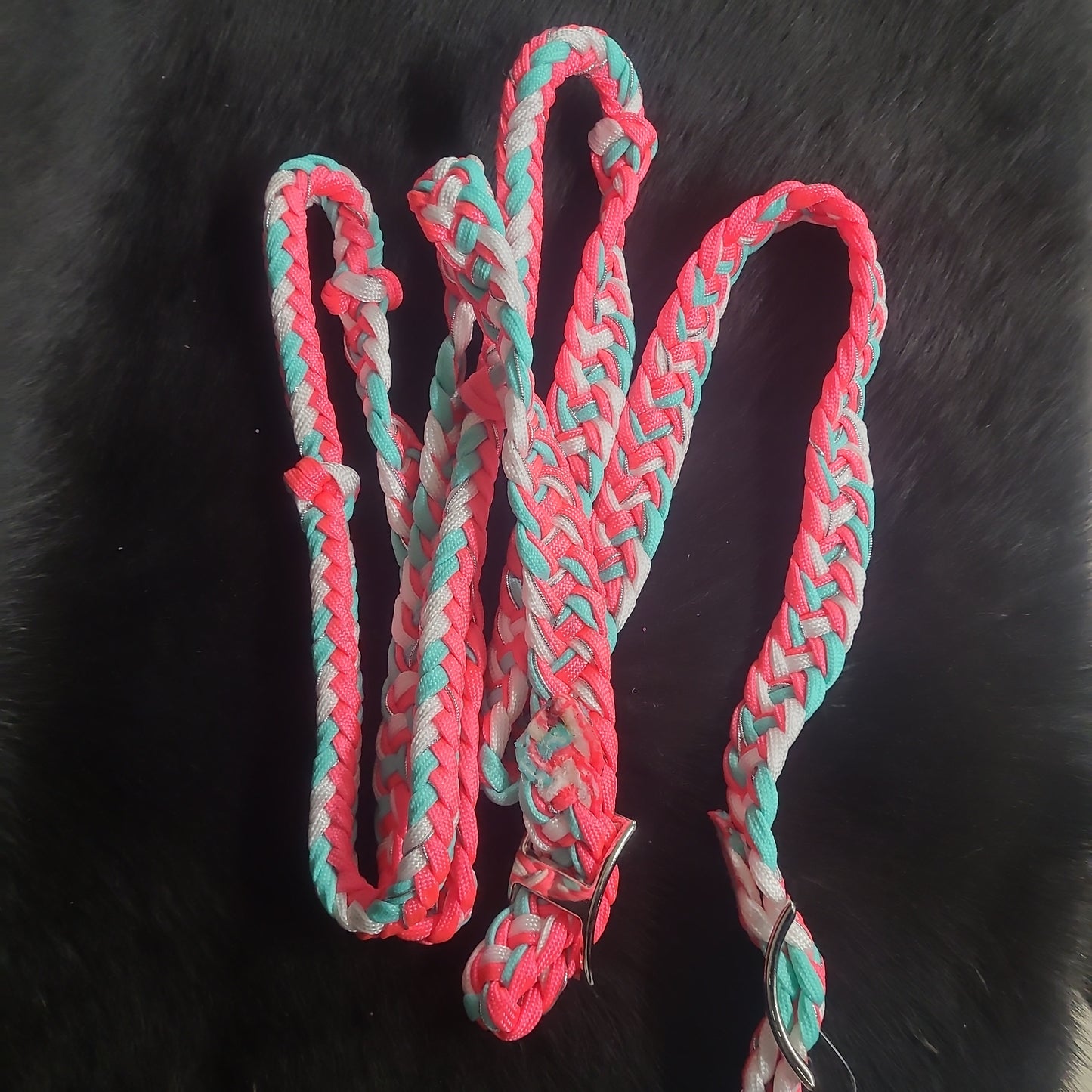 1 D Saddlery Knotted Cord Gaming Reins