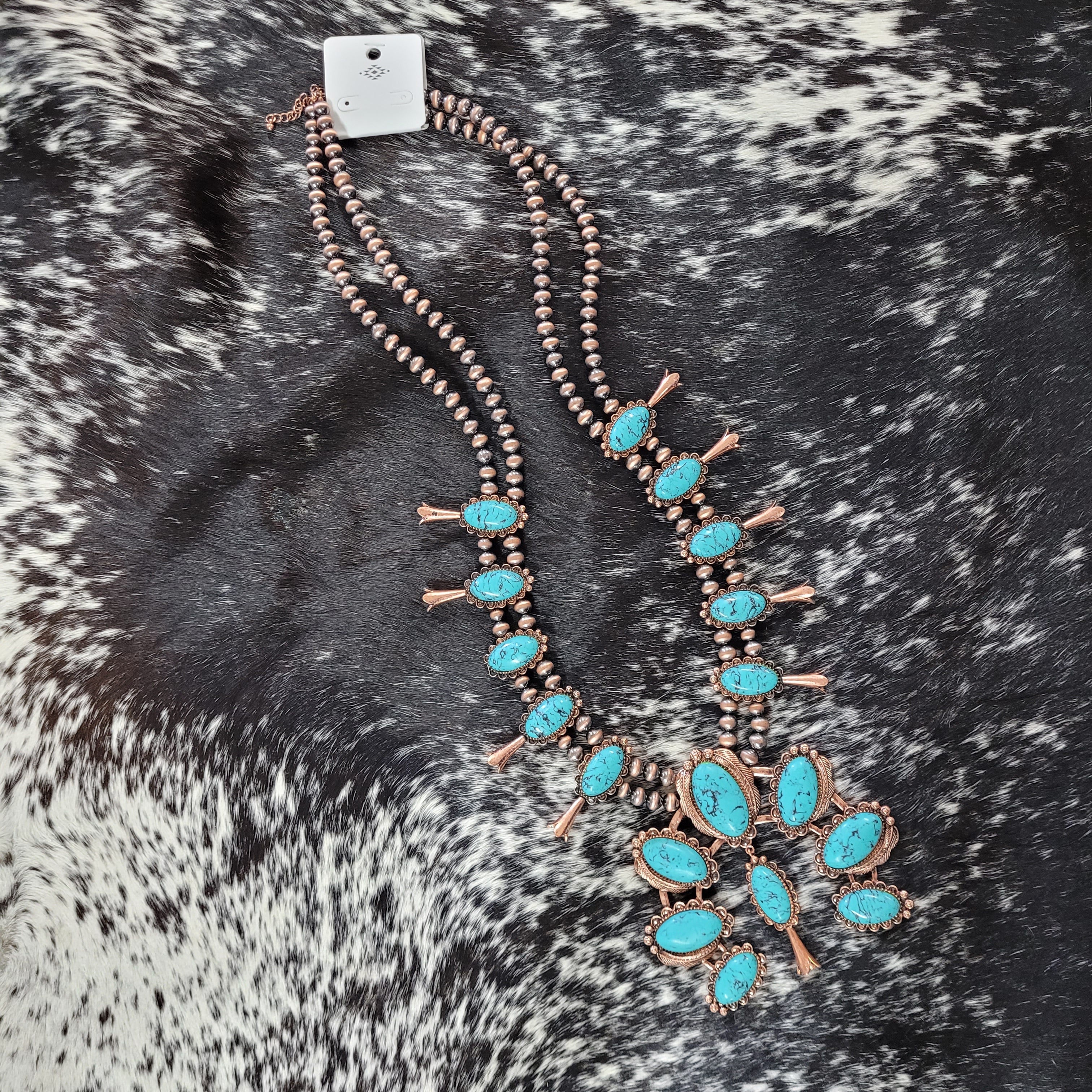 Western Squash Blossom Necklace