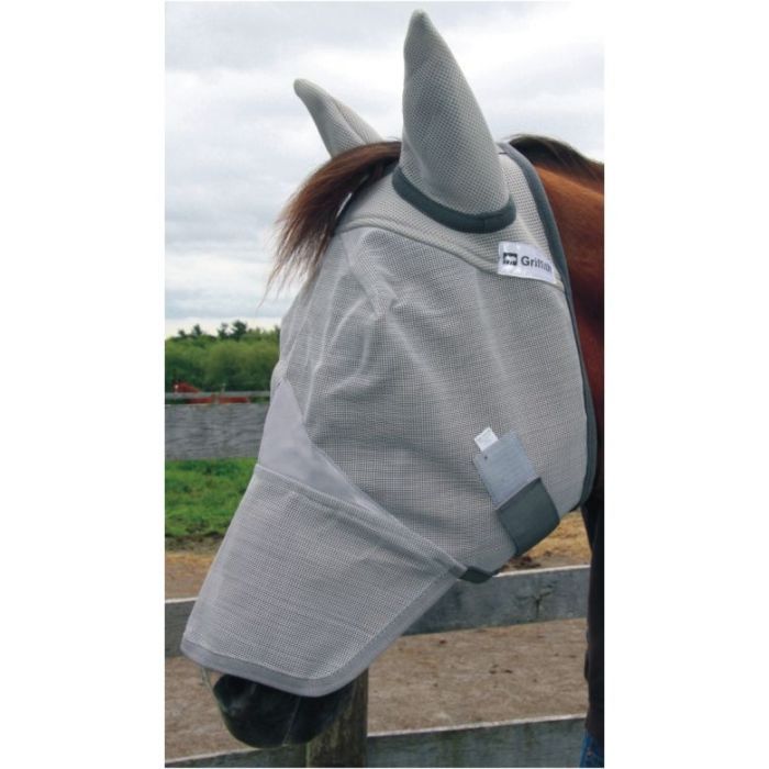 Breakaway Fly Mask with Ears and Nose Cover - Mini
