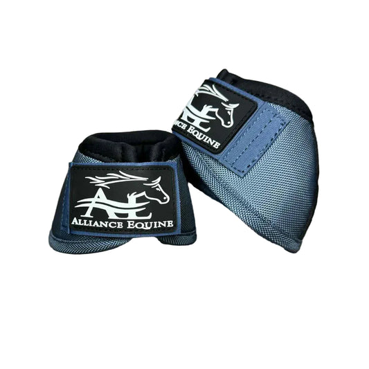 Alliance Equine NO-TURN Kevlar Bell Boots-Denim Blue
