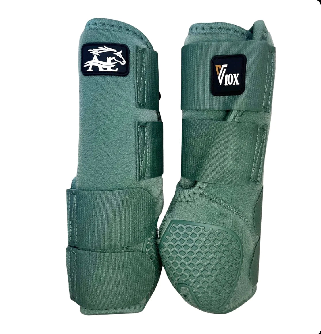 Alliance Equine V10X Sport Protection Boots- SPURCE GREEN