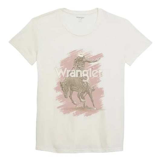 Wrangler Women's Graphic Tee - Marshmallow White