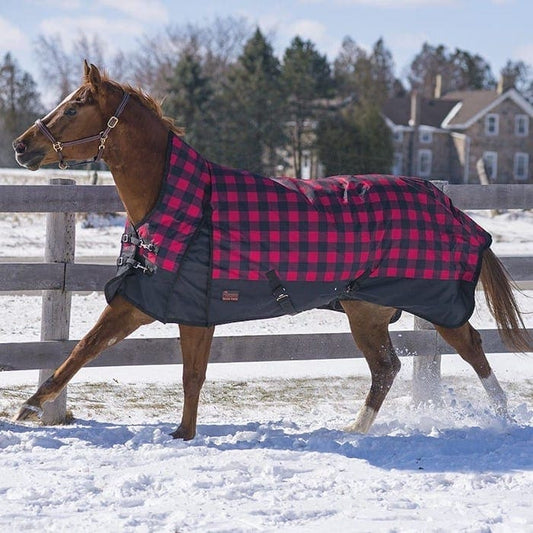 Canadian Horsewear Turnout Blanket, Buffalo Plaid 75"