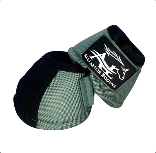 Alliance Equine NO-TURN Kevlar Bell Boots-SPRUCE GREEN