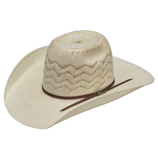 Twister Ivory Bangora Punchy Straw Cowboy Hat