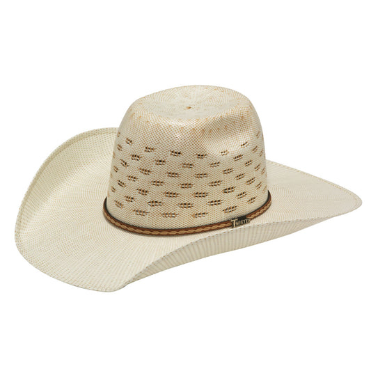 Twister Bangora Ivory/Tan Straw Cowboy Hat