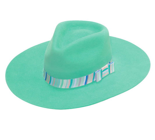 Wool Turquoise Fashion Cowgirl Hat