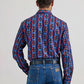 Men's Checotah® Long Sleeve Western Snap Printed Shirt in NAVY