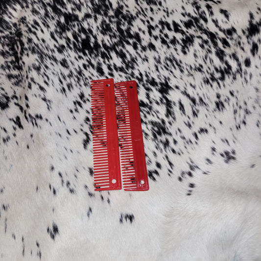 Large plastic mane comb