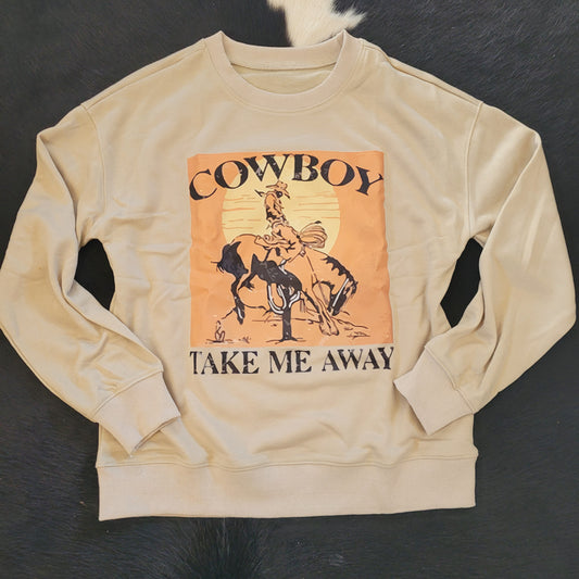 Cowboy Take Me Away Crew Neck