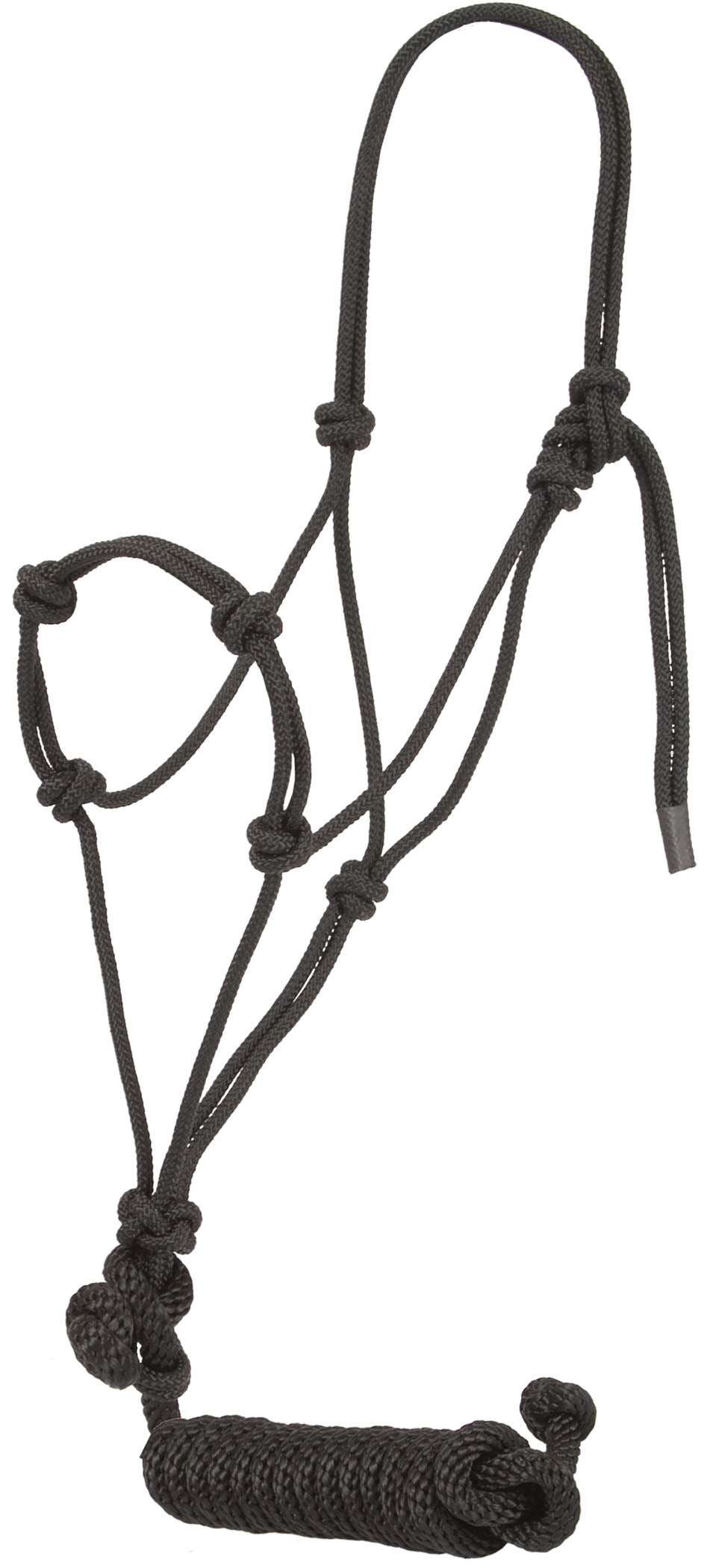 Mustang Knotted Training Halter - Black