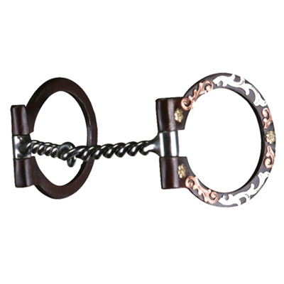 Cactus - D-Ring Twisted Snaffle Bit