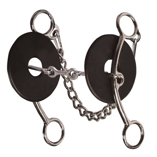 PC Brittany Pozzi Lifter - Three Piece Smooth Snaffle 6" Shank