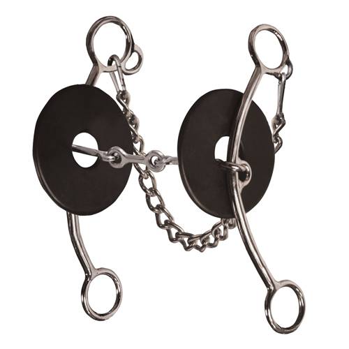 PC Brittany Pozzi Lifter - Three Piece Smooth Snaffle 8" Shank
